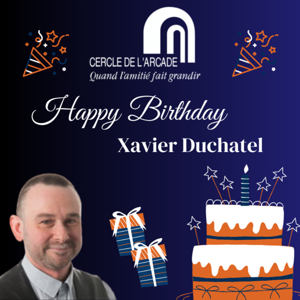 Joyeux anniversaire à Xavier Duchatel ! 🎉